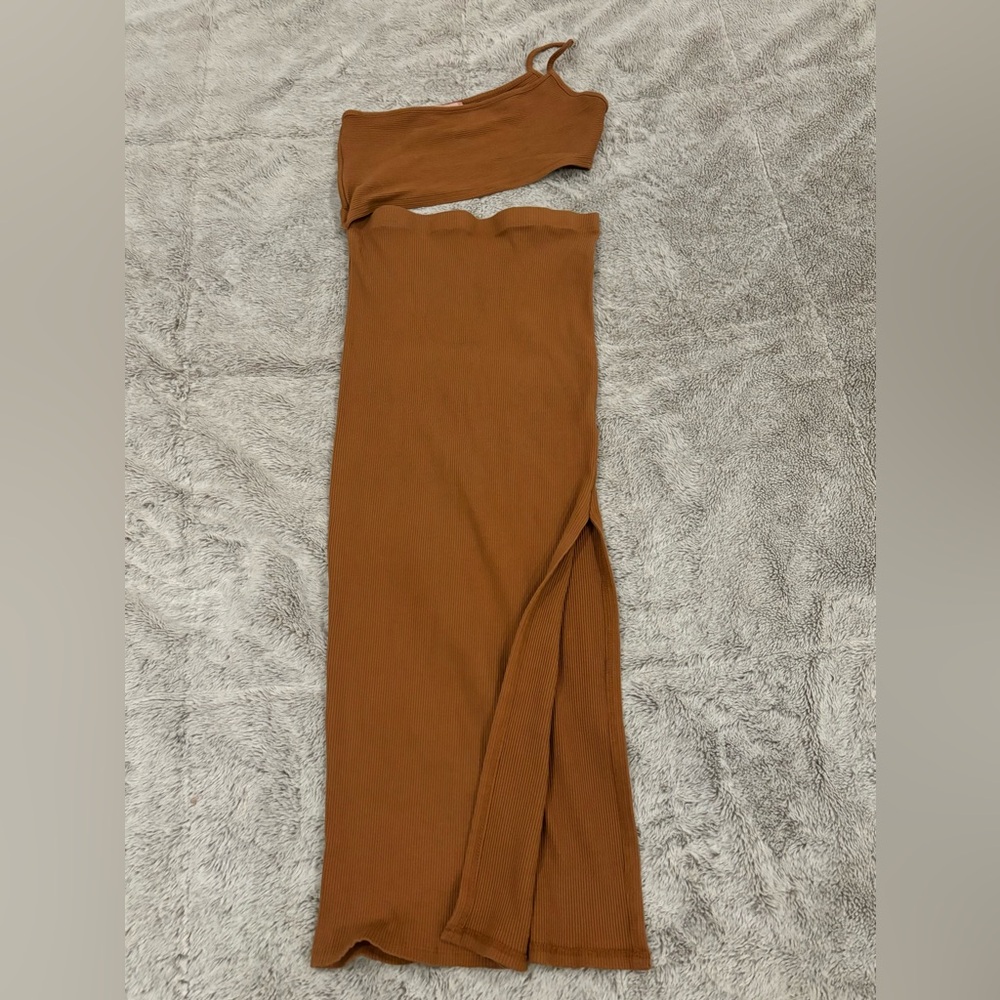 Sleeveless Hollow Out Waist Bodycon Dress